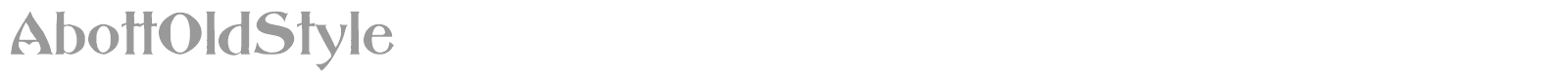 AbottOldStyle font preview